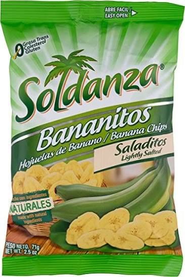 Soldanza Banana Chips 36g