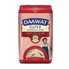 Daawat Super Basmati Rice 1kg Daawat Super Basmati Rice 1kg