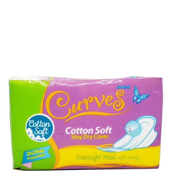Curves Ultra Thin Overnight 12 Pack
