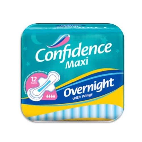 Confidence Maxi Overnight 12 Pack