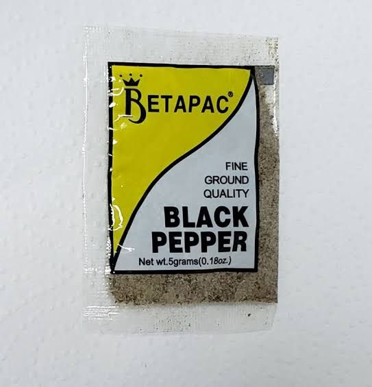 Beta Pack Black Pepper 5g
