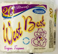 West Best Tissue 350 Sheet