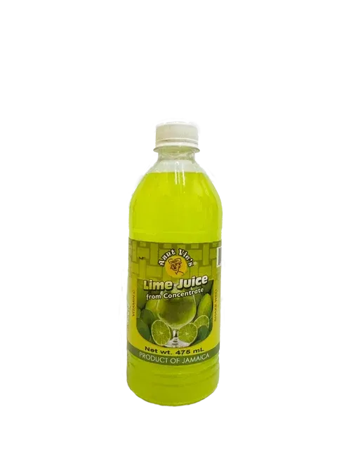 Aunt Vie Lime Juice 475ml.