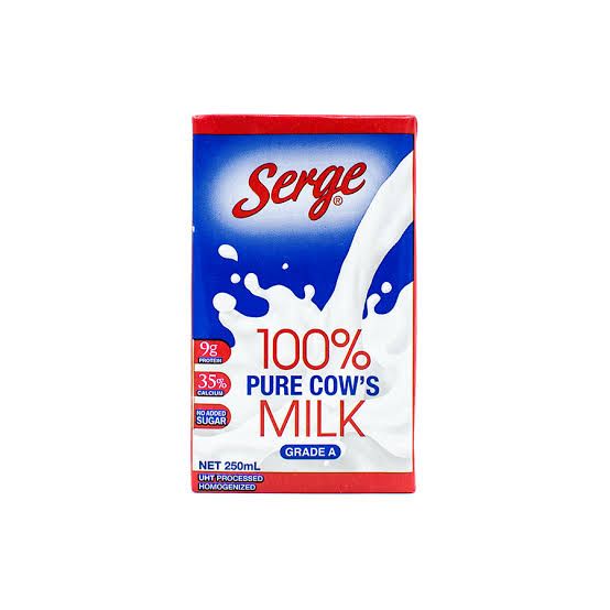 Serge 100% Pure Cows Milk 250ml