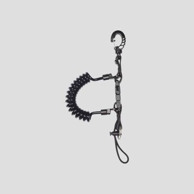 Spiral Lanyard with Ring (coil)