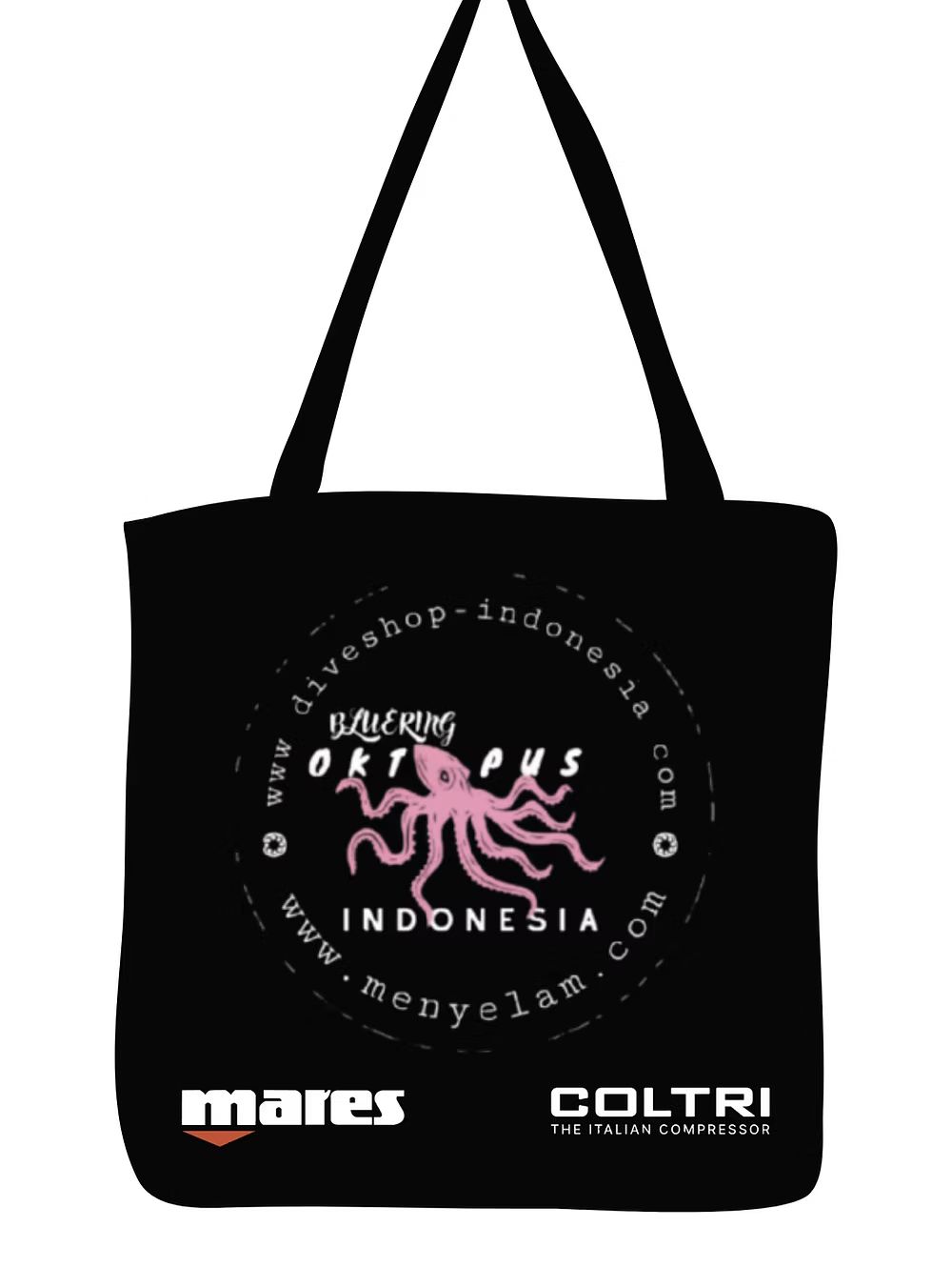 Totebag Bluering Oktopus Black Big