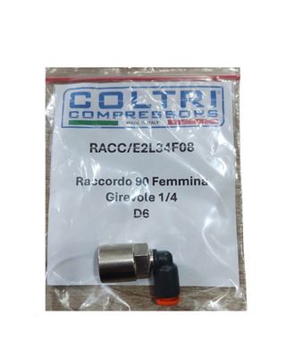 CONECTOR 90 GRILS 1/4 D6