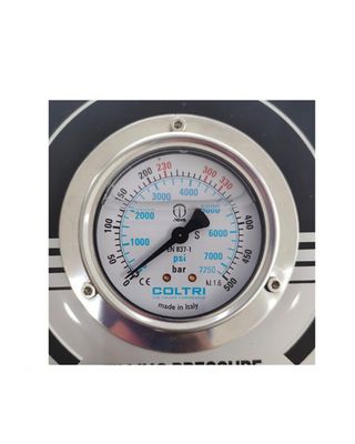 FLANGED PRESSURE GAUGE 0-500 BAR/PSI