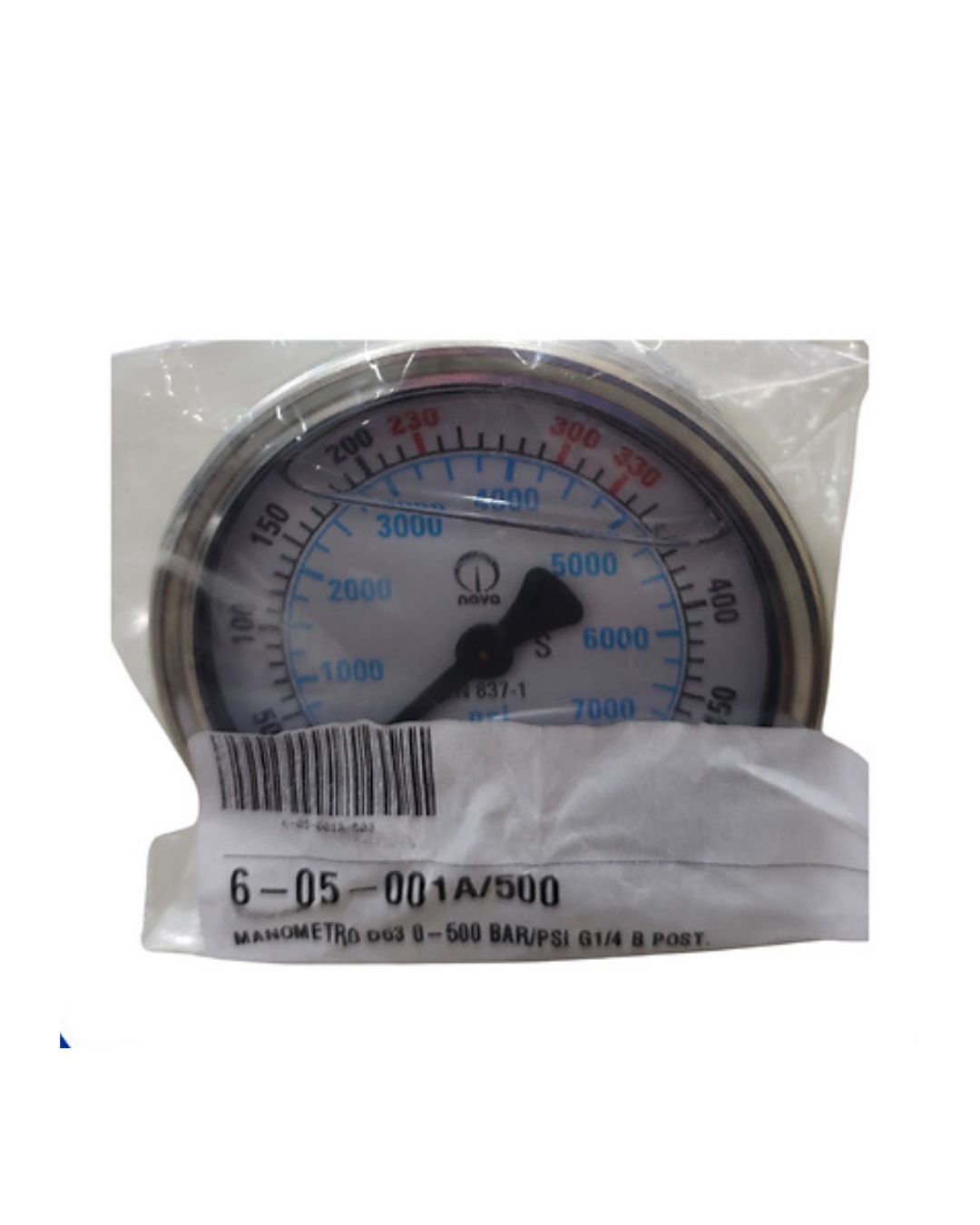 MANOMETER 0-500 BAR MCH/6