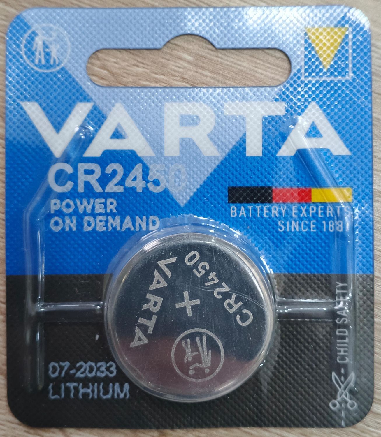 Battery Varta CR2450