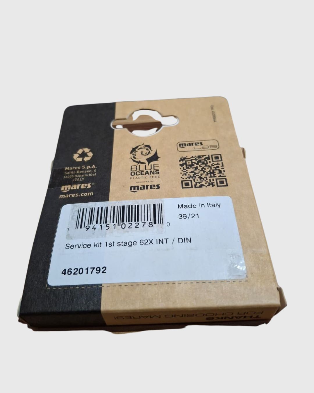 Service Kit 1st Stage 62X INT/DIN