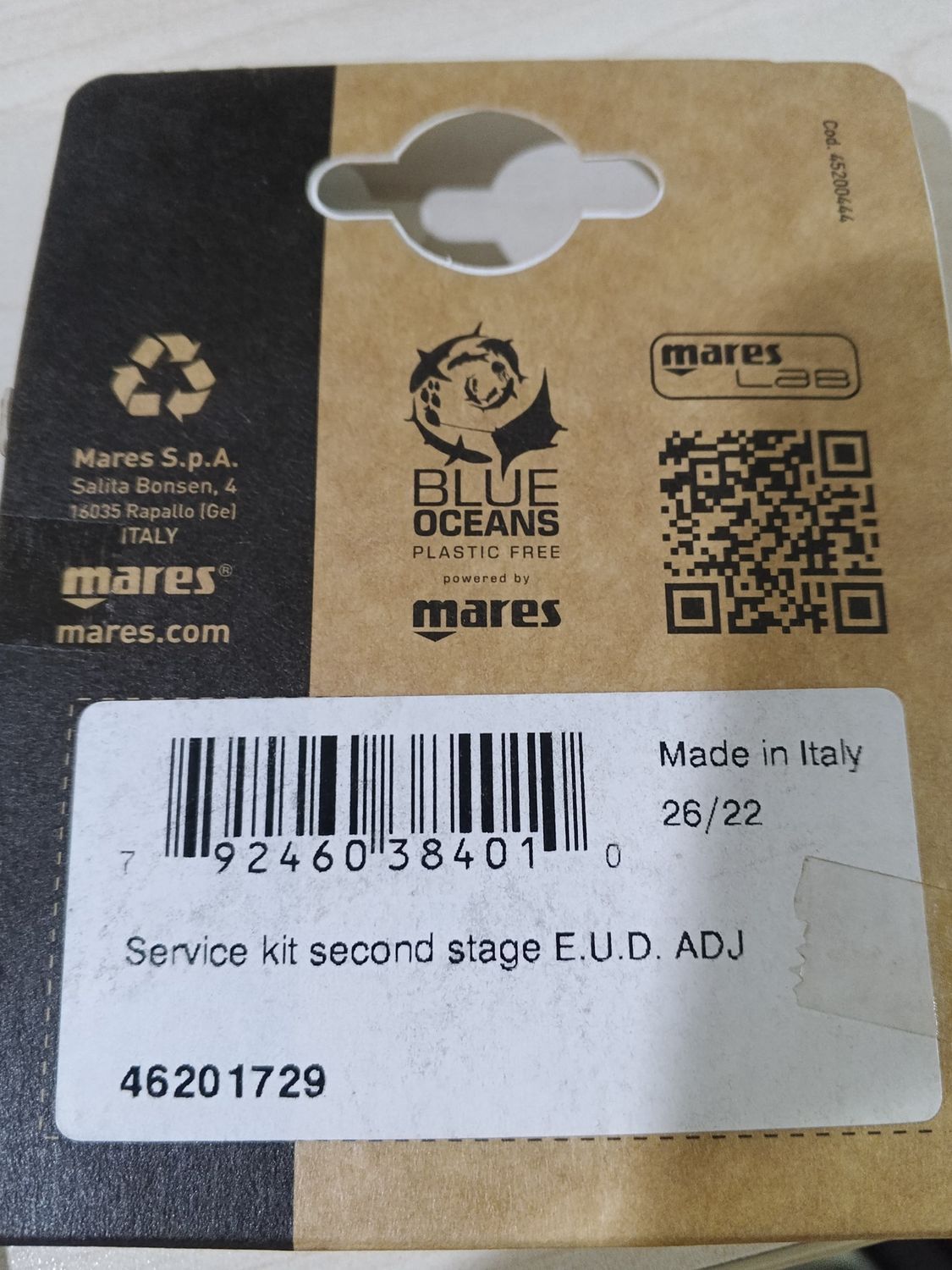 Service Kit Second Stage E.U.D.A.