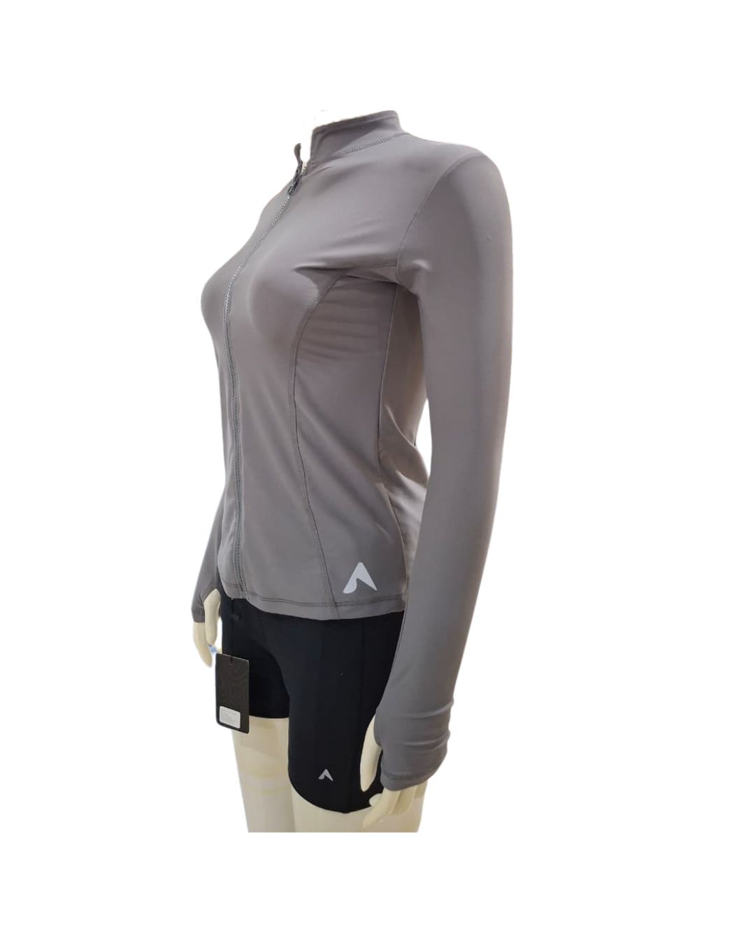 FlexCurrent Rashguard Female Pebble Gray