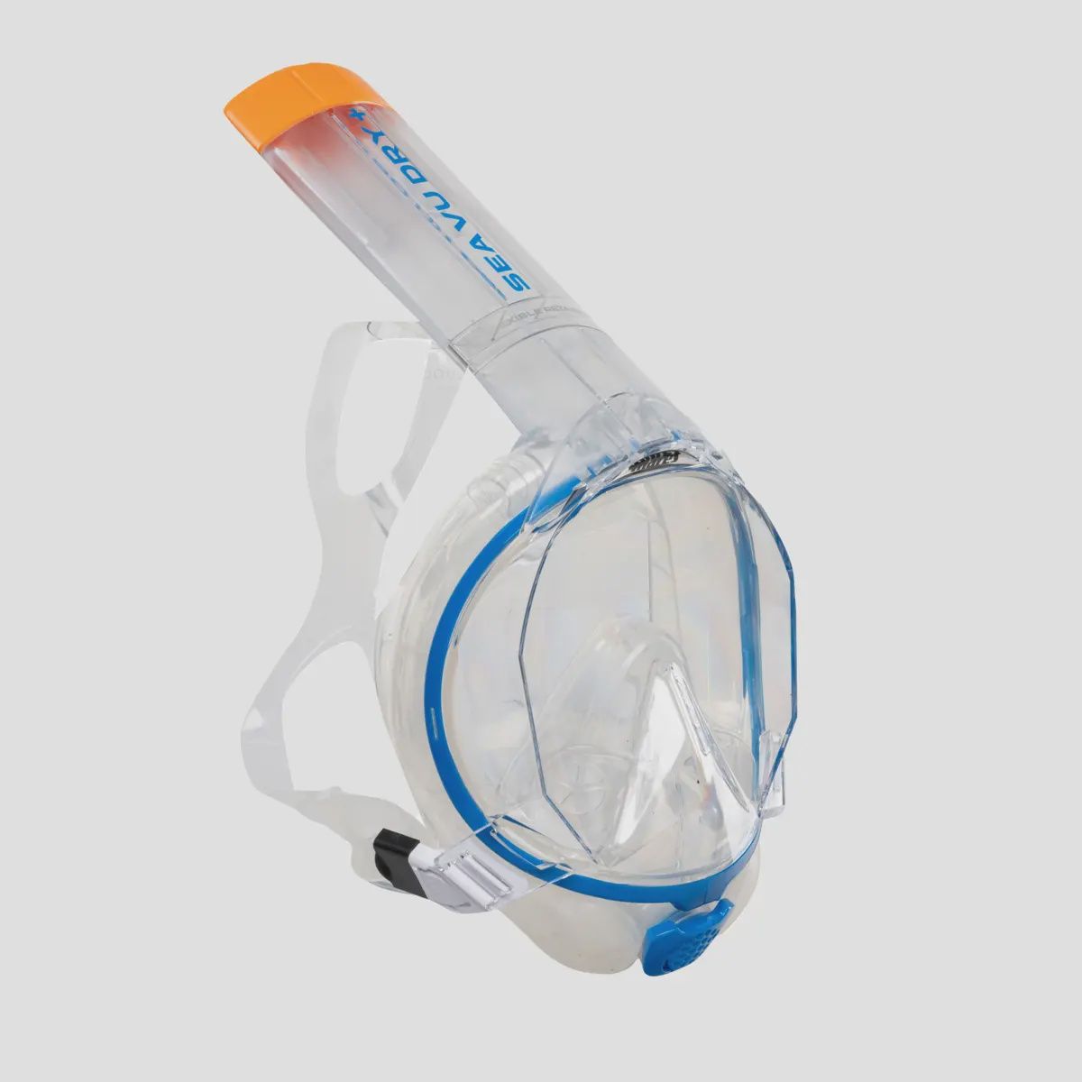 Sea Vu Dry + Snorkeling Mask, Colour: Blue/Clear, Size: S/M