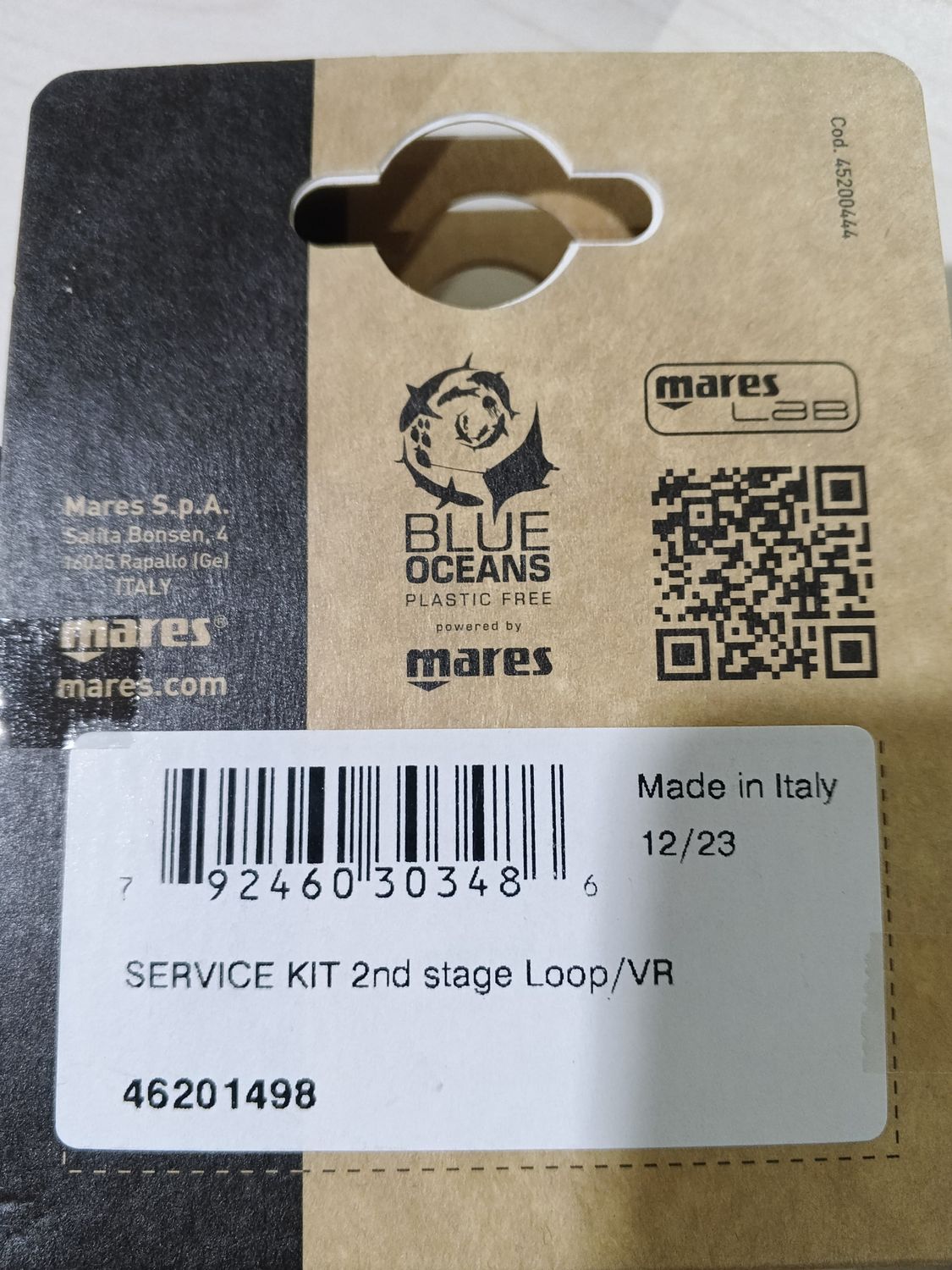 Service Kit 2nd Stage Loop