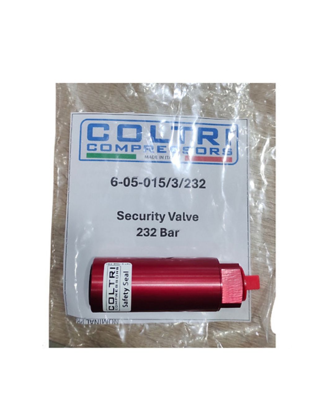 Safety Valve 232 Bar