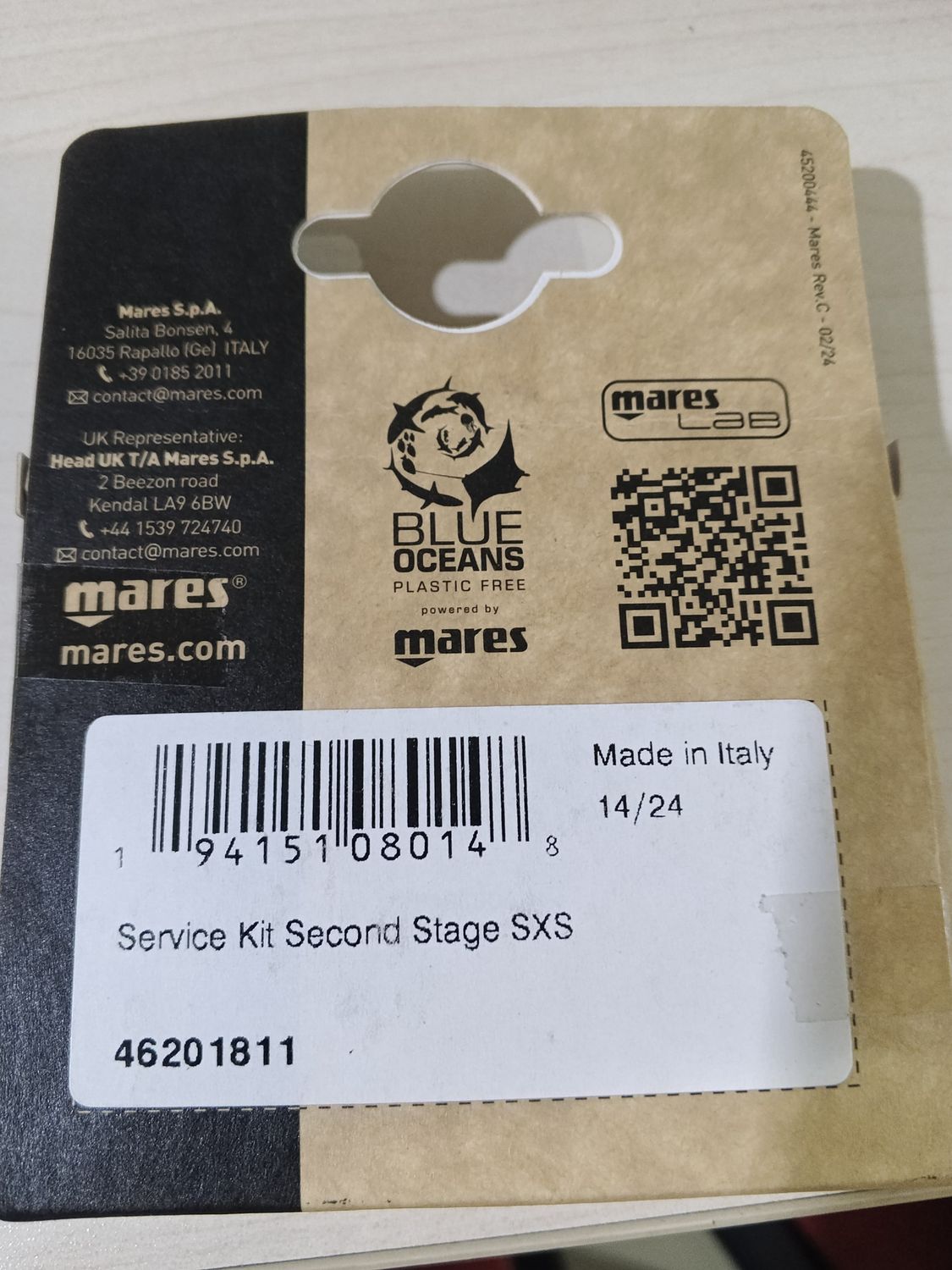 Service Kit Second Stage SXS