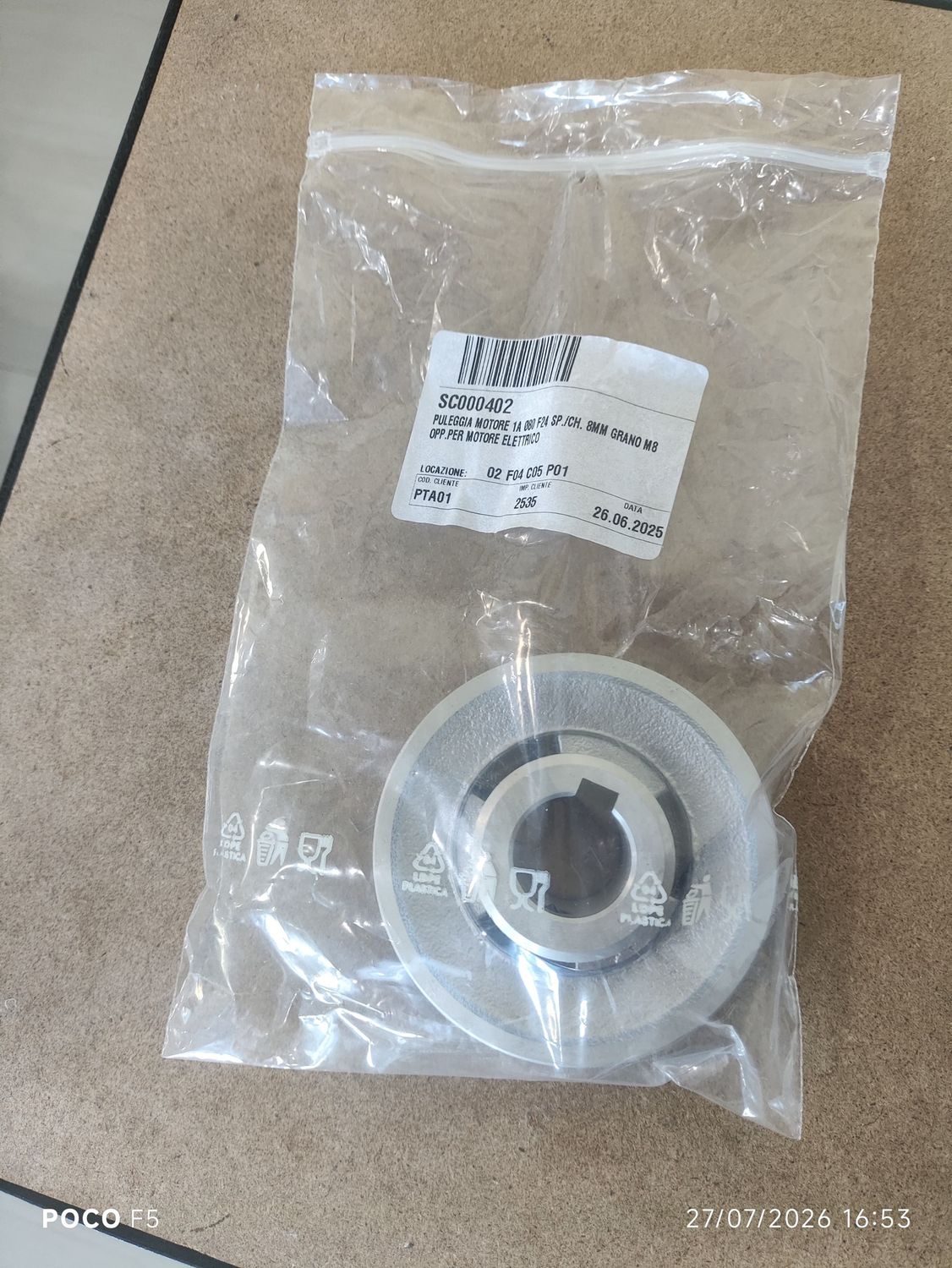 Polegia Motuneta 1080ZA Spich 8mm Grand