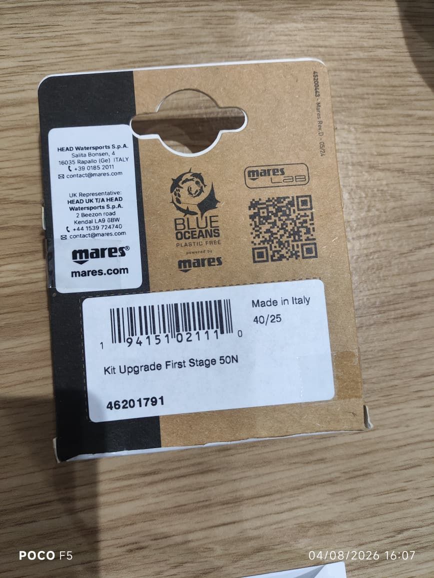 Kit Upgrade 1st Stage 50N
