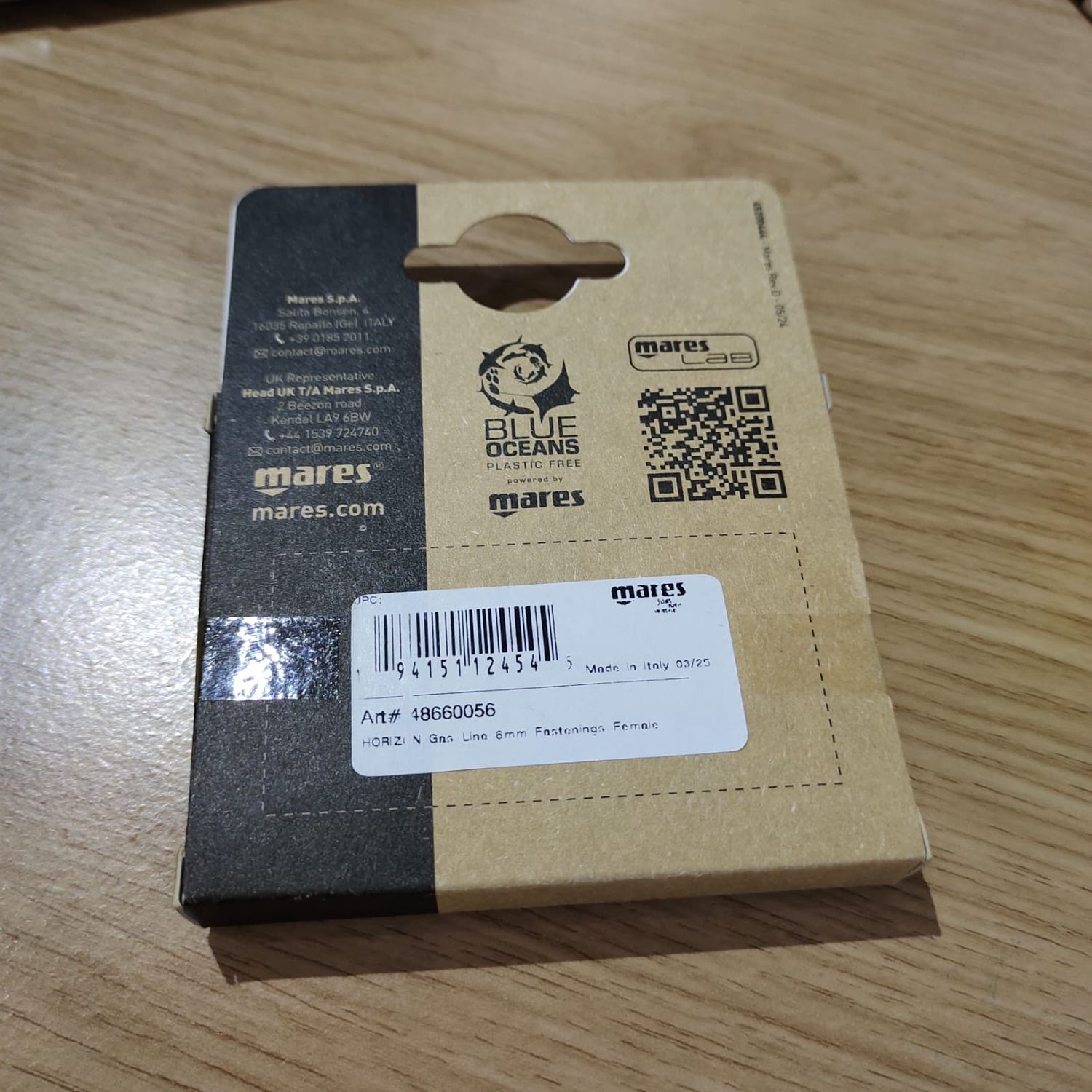 Horizon Gas Line 6mm Fastening Female