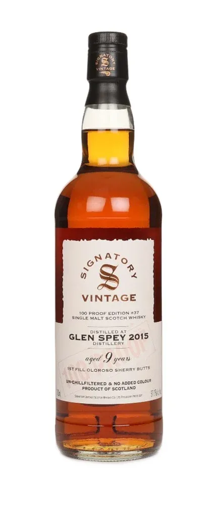 Signatory 100 Proof Edition #37 Glen Spey 9 jaar 2015