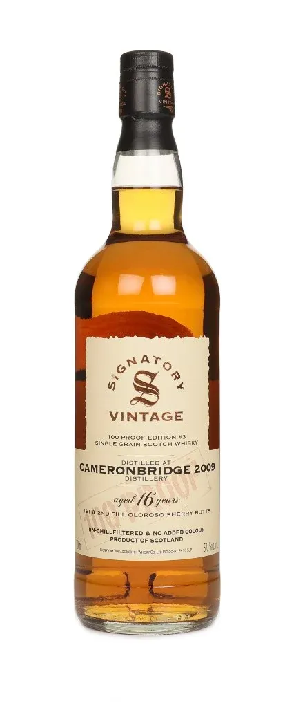 Signatory 100 Proof Edition #3 Cameronbridge 16 jaar 2009