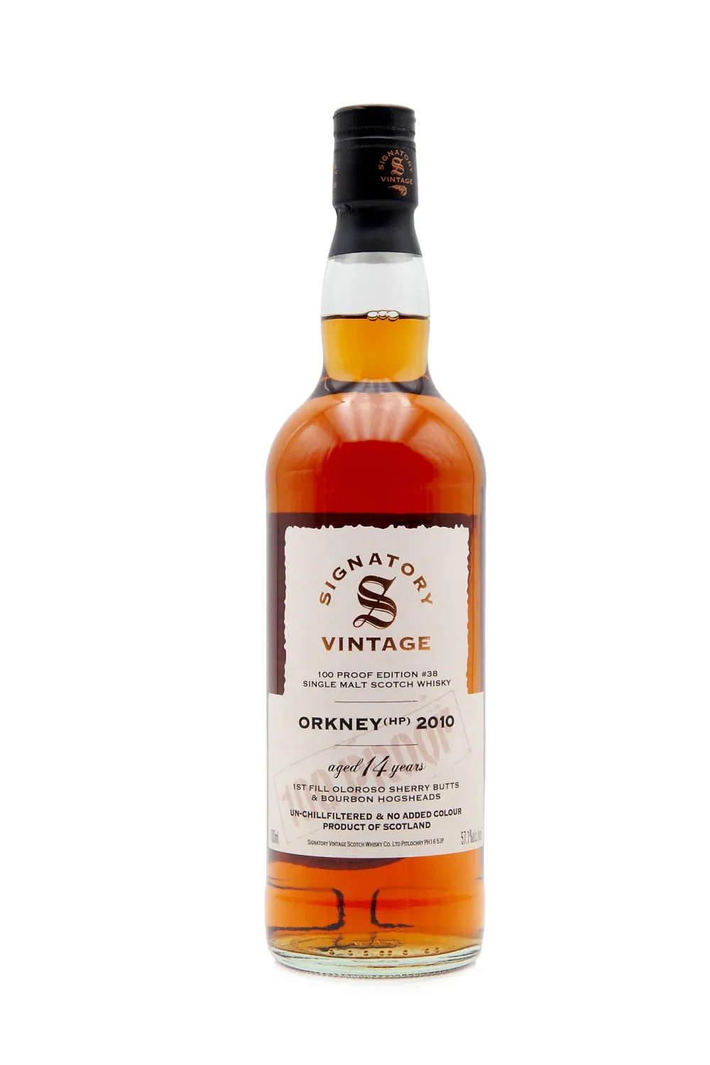 Signatory 100 Proof Edition #38 Orkney 14 jaar 2010