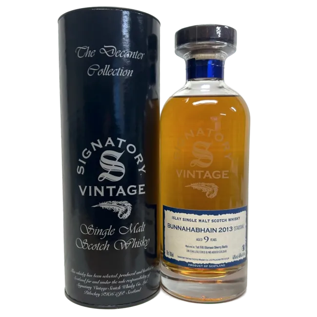 Signatory Bunnahabhain Staoisha 2013 9 jaar