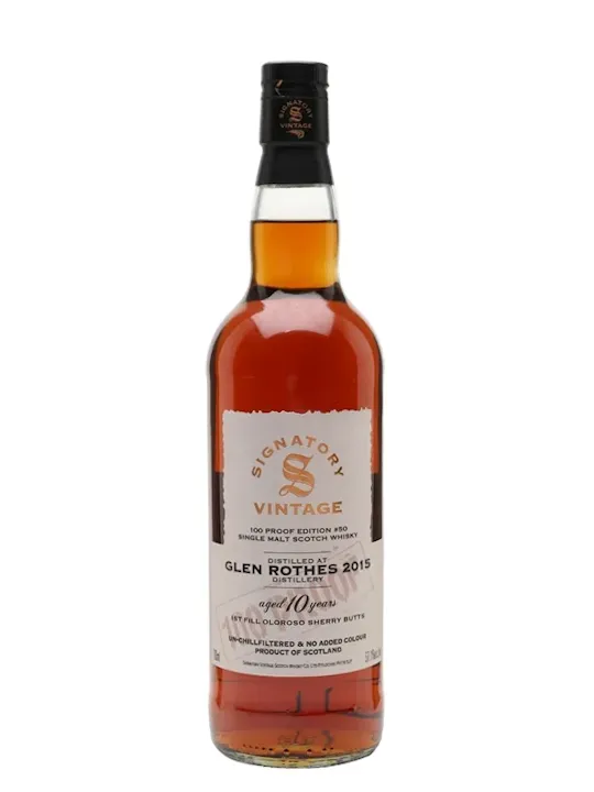 Signatory 100 Proof Edition #50 Glen Rothes 10 jaar 2015