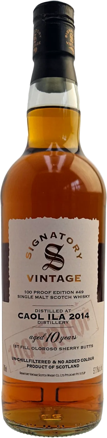 Signatory 100 Proof Edition #50 Caol Ila 10 jaar 2014