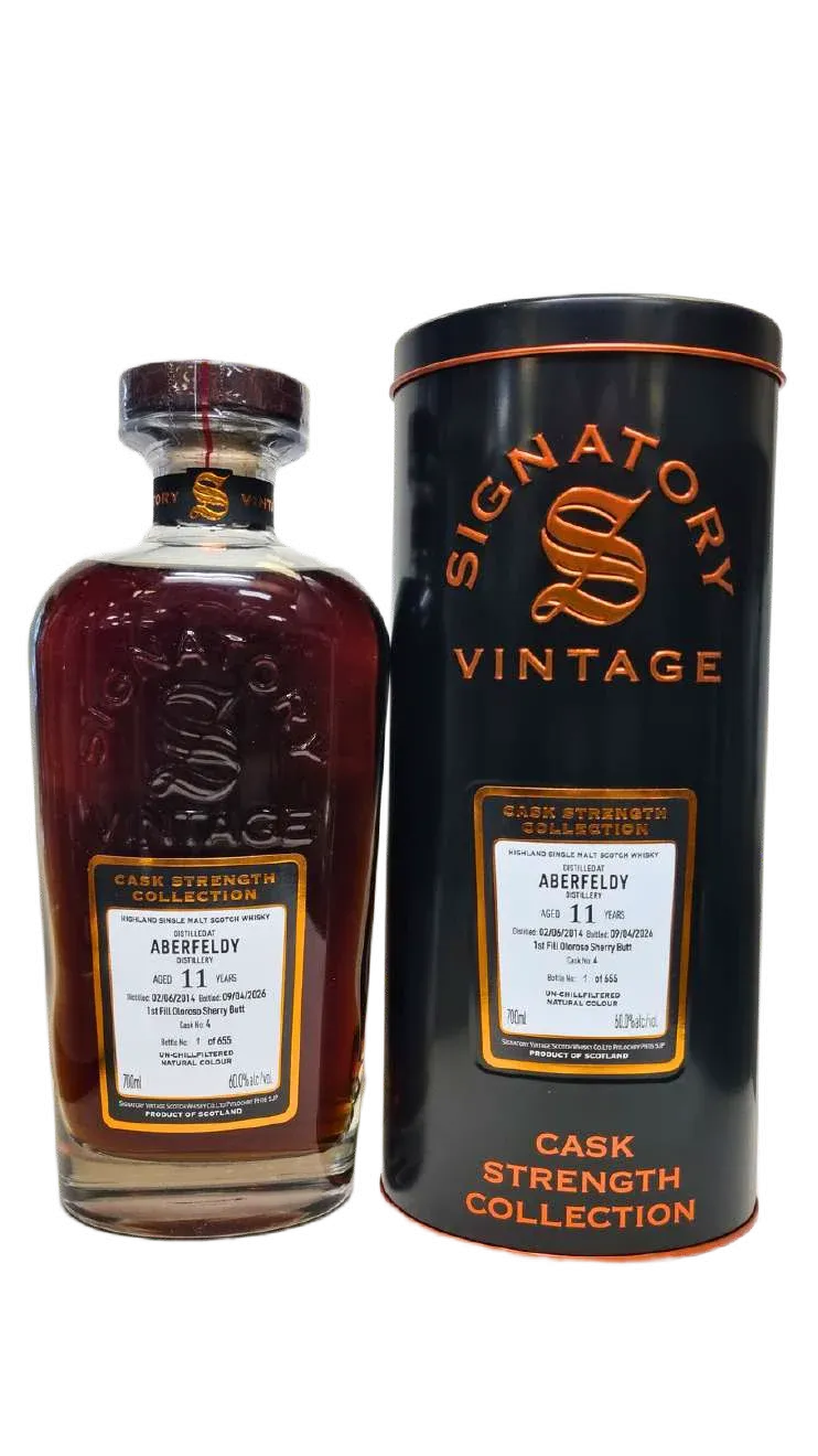 Signatory Aberfeldy 11 Jaar Cask Strength
