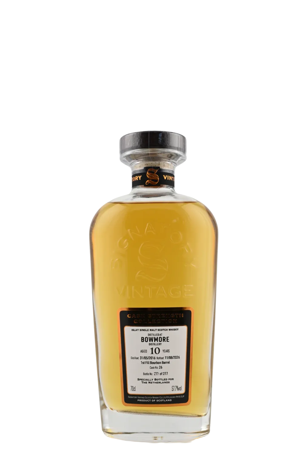 Signatory Bowmore 10 jaar 2016 Nederland Exclusive