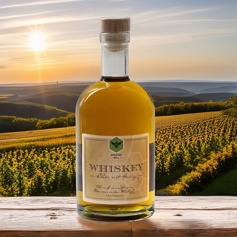 Whiskeylikör mit Honig