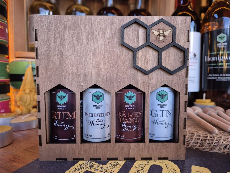 Geschenkbox mit Honiglikören