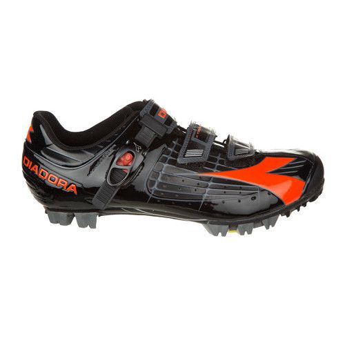 Diadora X-Tornado, Color: Black/Red Fluo, Size: 46 Eur / 12 US