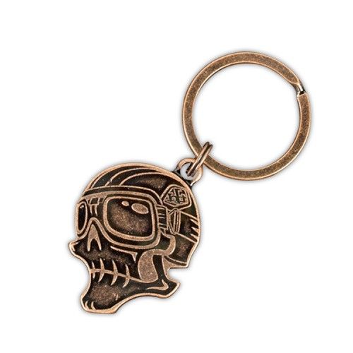 Troy Lee Designs Skully Keychain Antique Cop