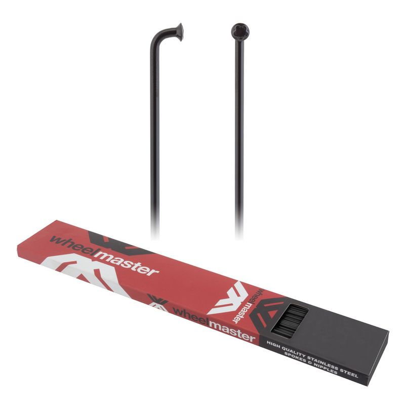 Wheel Master Spokes Pro SS Black (Pack)