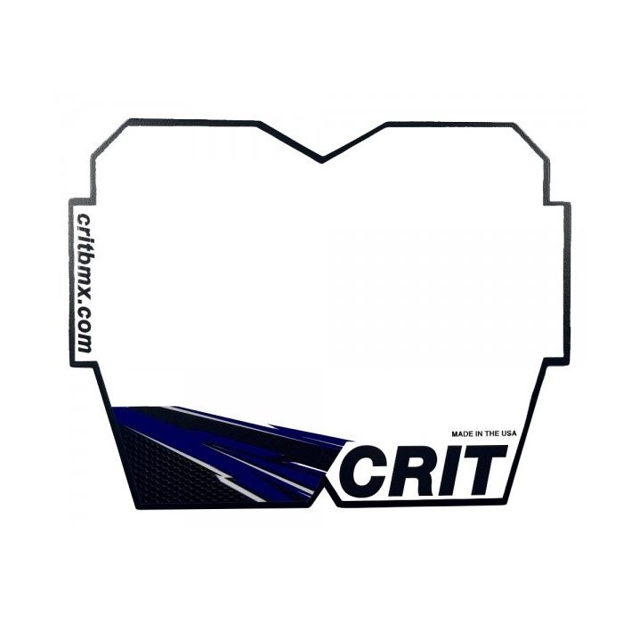 Crit Carbon Number Plate 