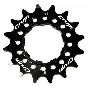 Crupi Aluminum Cog 3/32'' Black 