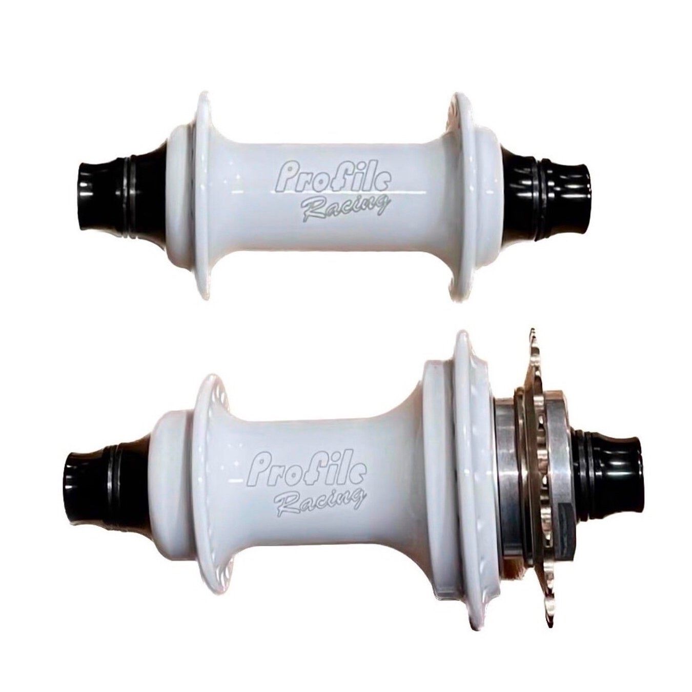 Profile Racing Elite 36H Hub Set 3/8 Profile Racing Elite 36H Hub Set 3/8" Axles White