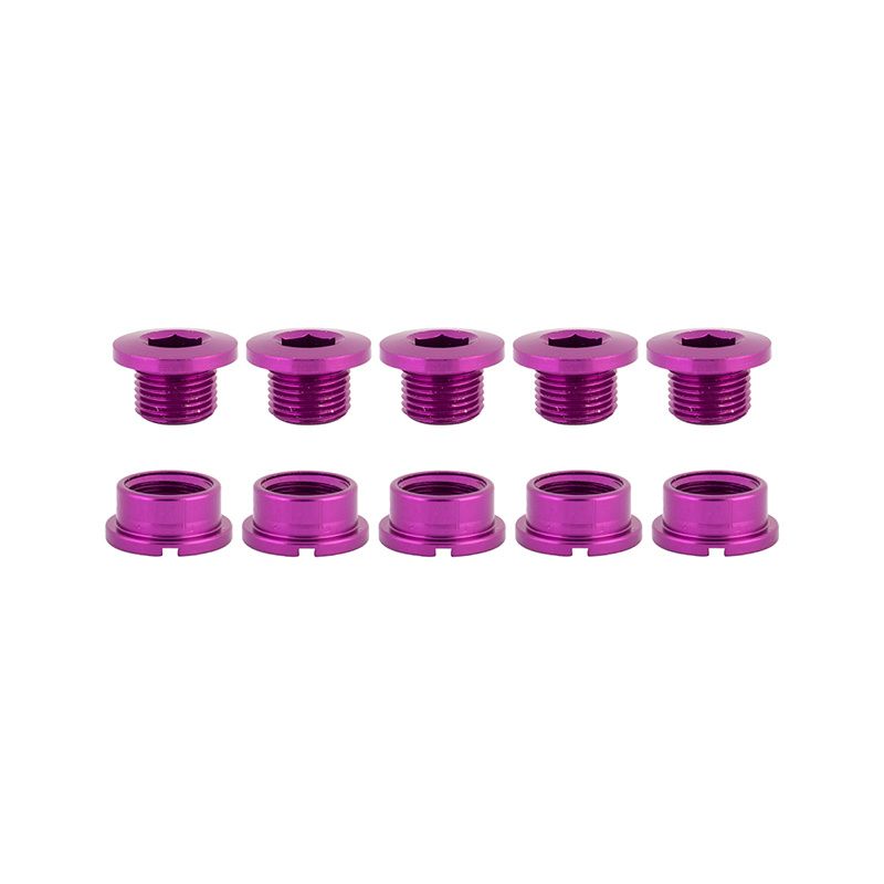 Origin8 Chainring Bolt Set  Purple