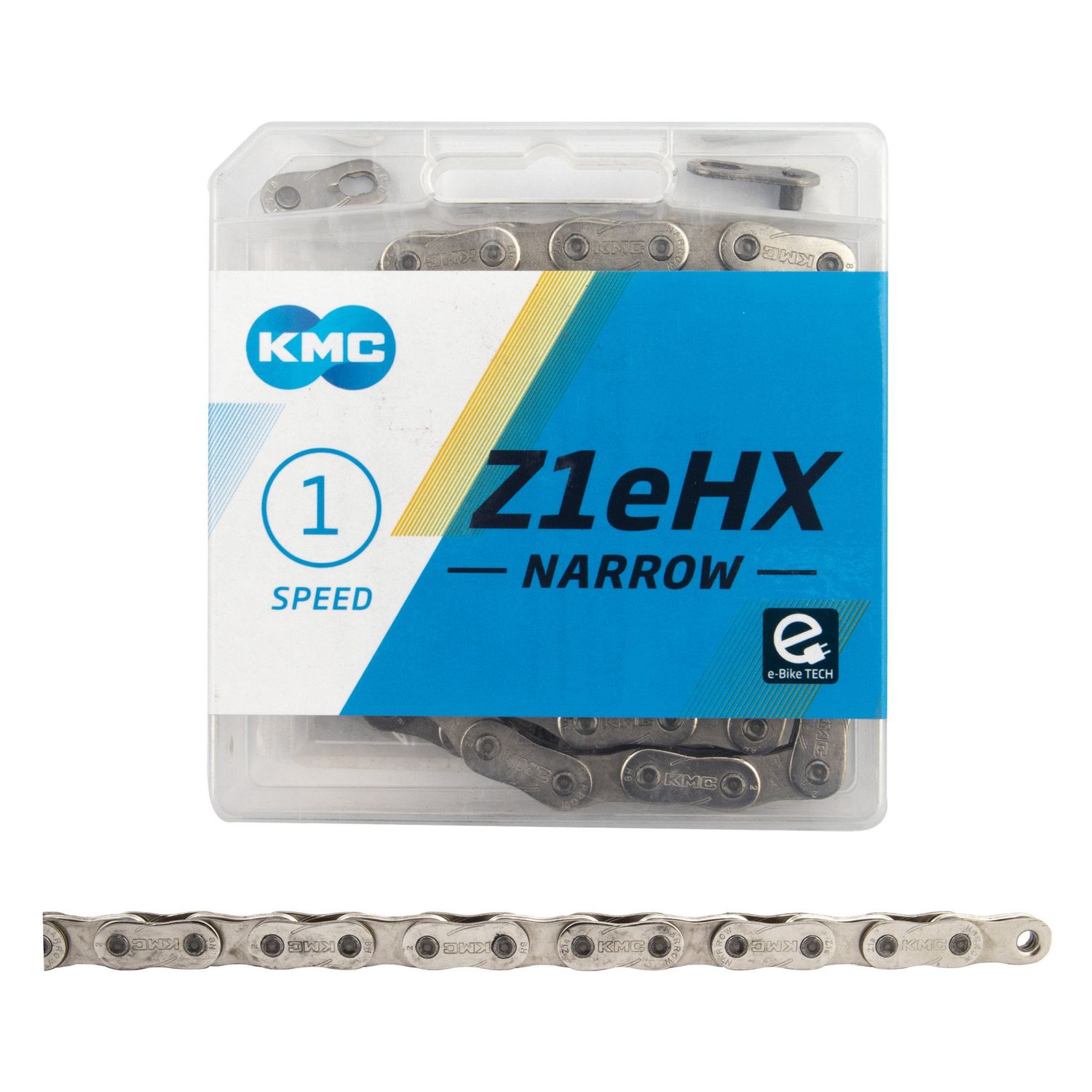 KMC Z1eHX Narrow Chain 1/2x3/32 KMC Z1eHX Narrow Chain 1/2x3/32" Silver