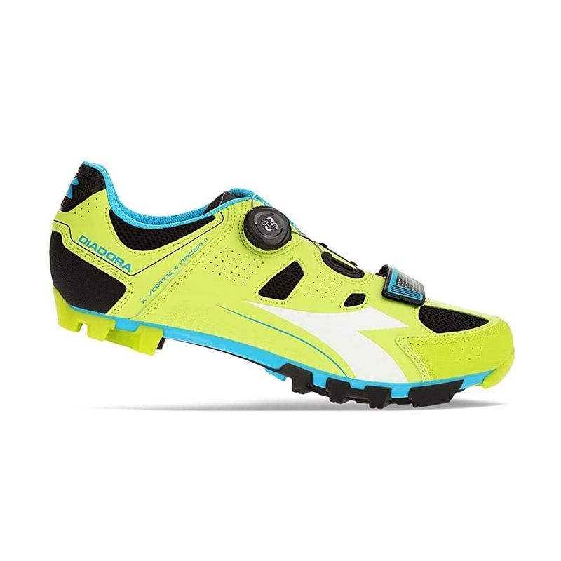Diadora X-Vortex Racer II Lime/Fluo Blue 40