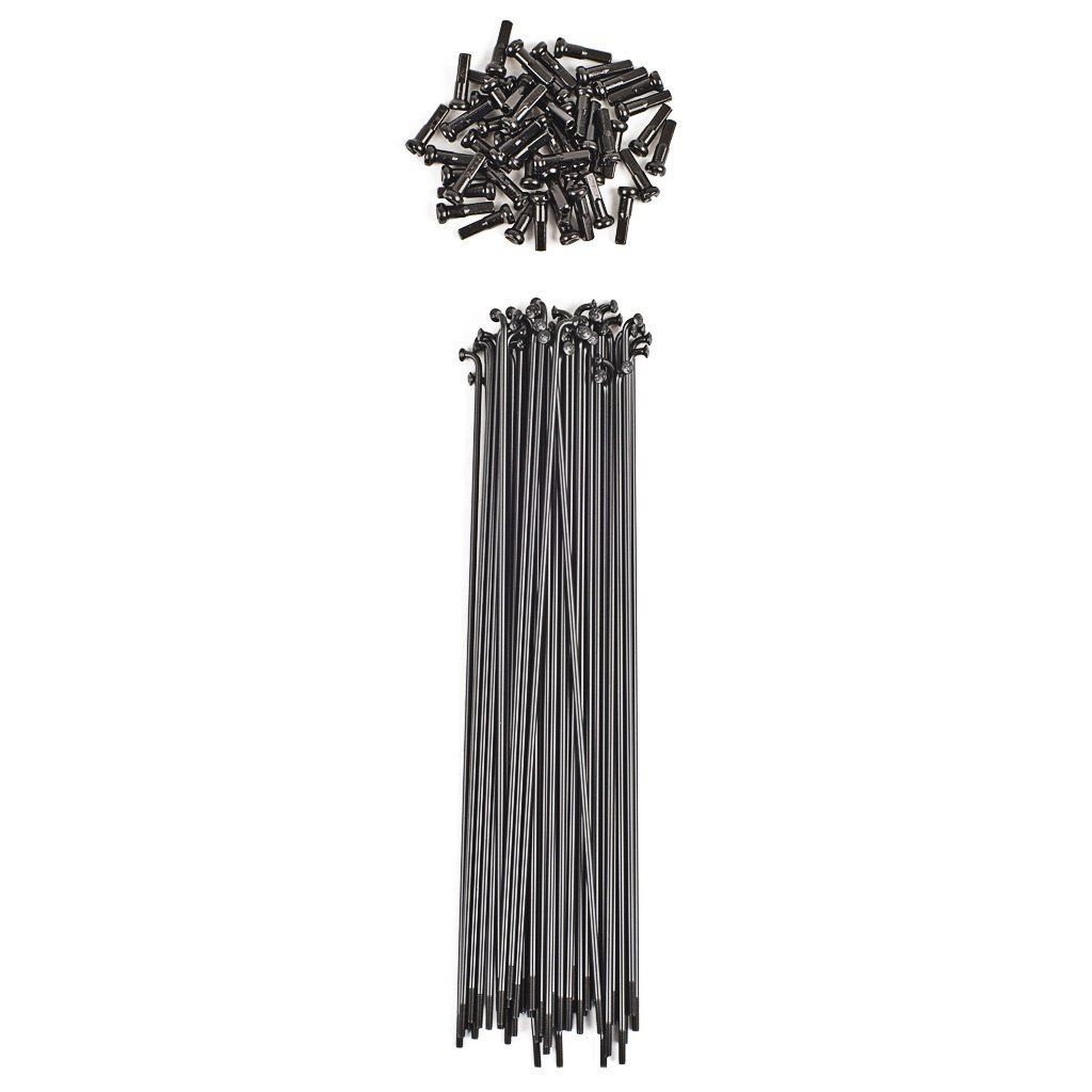 TSC Shadow Straight Spokes Black 188mm (40pc) TSC Shadow Straight Spokes Black 188mm (40pc)