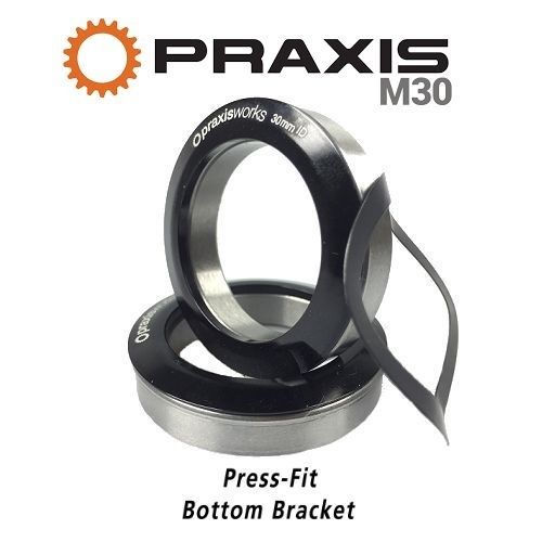 Praxis M30 BB86 - PF41 Crank Spindle Black
