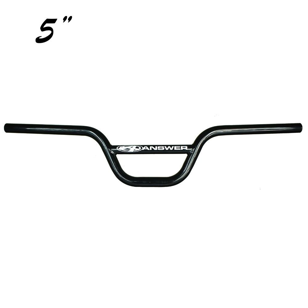 Answer Pro Cro-mo Bar Cruiser Flat Black 5'' Answer Pro Cro-mo Bar Cruiser Flat Black 5''