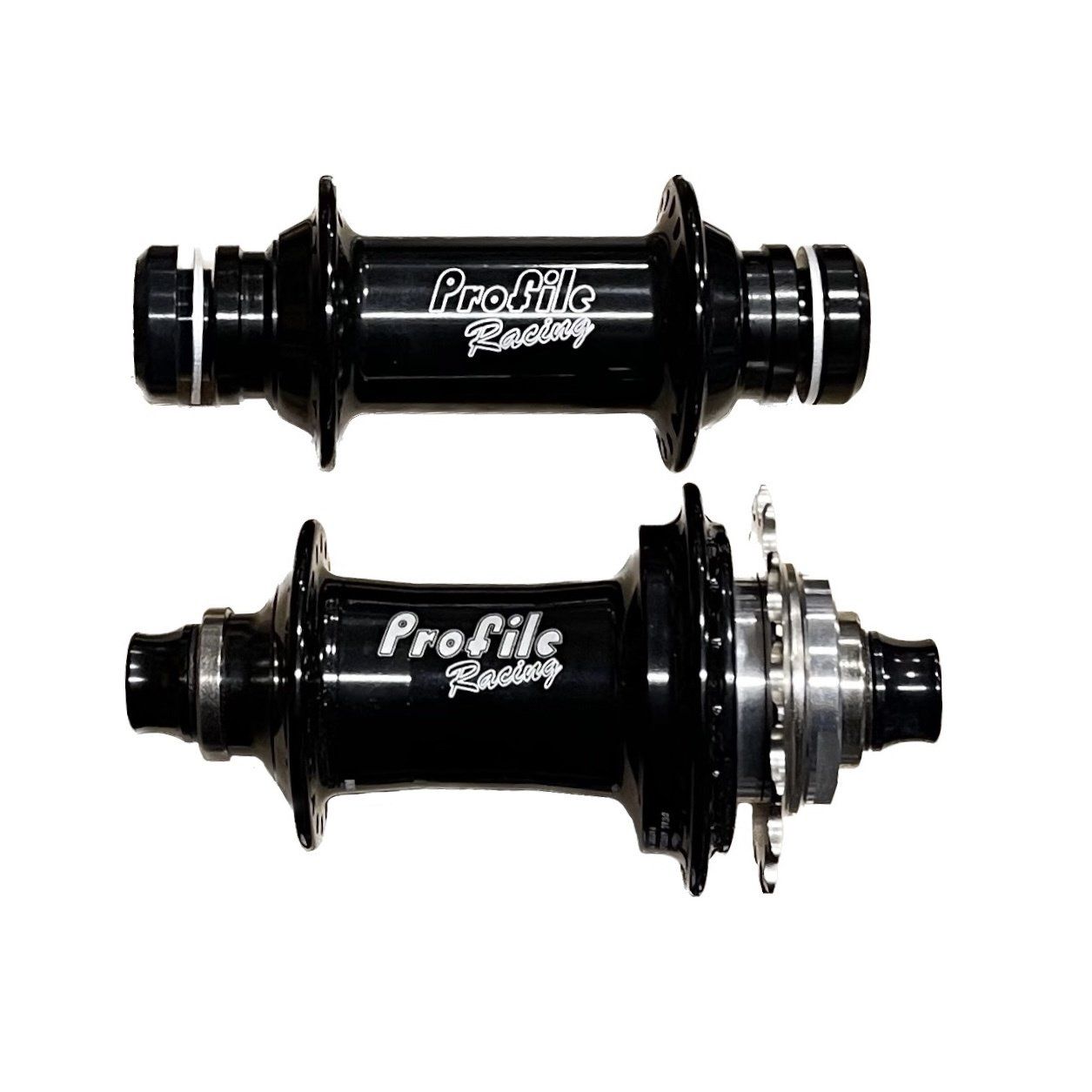 Profile AC-2 Hub Set 36H 3/8" Axle Black w/ Front 20mm