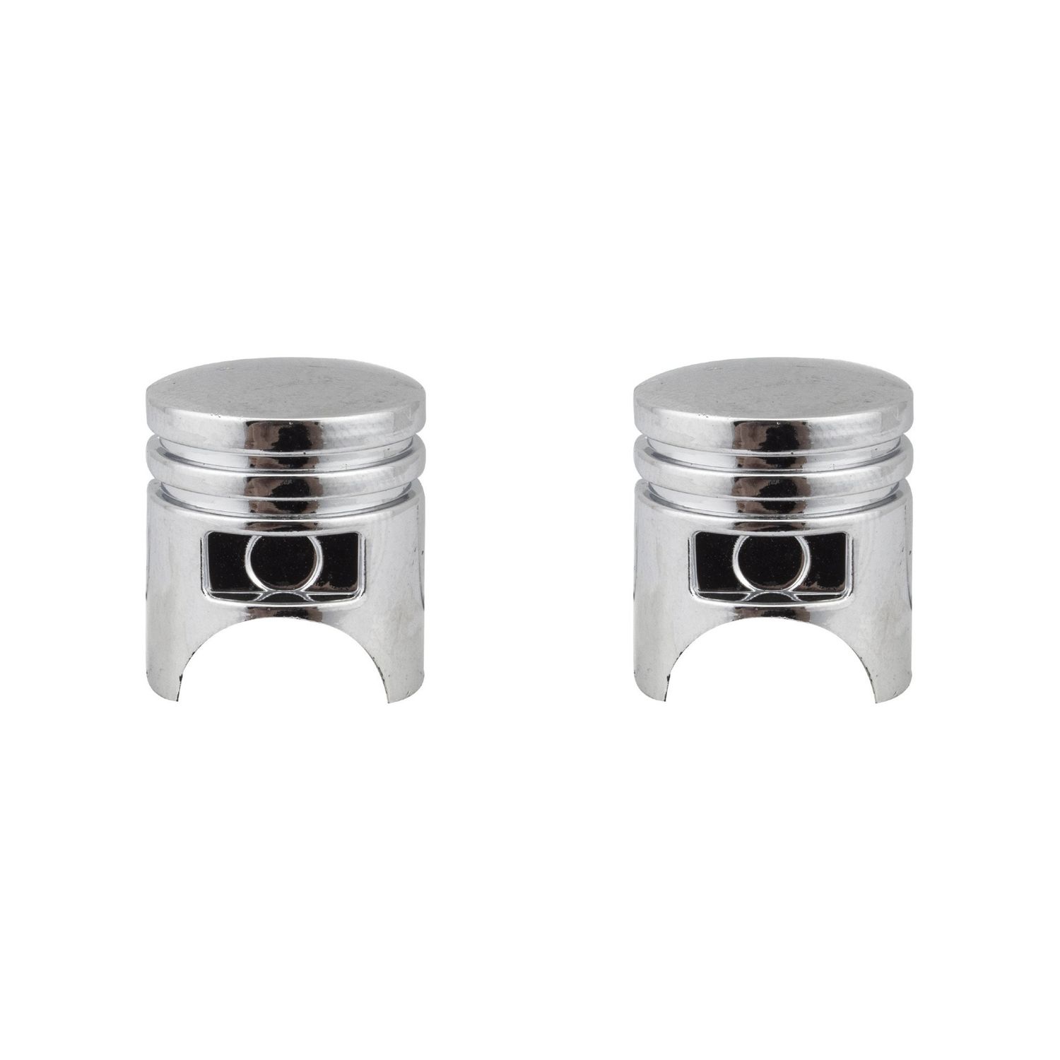 Trik Topz Piston Valve Caps SV (Pair) Chrome
