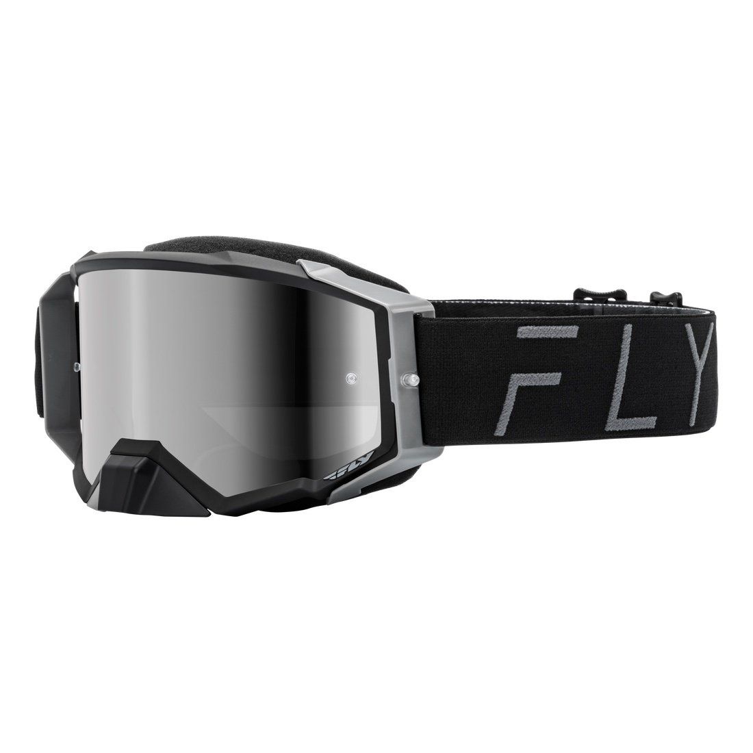 Fly Zone Pro Goggle Black/Grey w/ Black Mirror/Smoke Lens