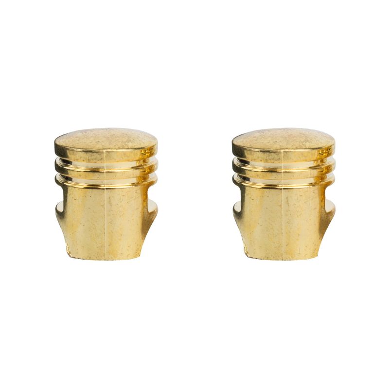 Trik Topz Piston Valve Caps SV (Pair) Gold
